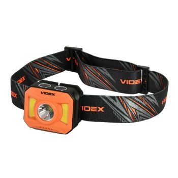 Ліхтарі - Налобний світлодіодний ліхтарик VIDEX VLF-H085-OR 400Lm 5000K