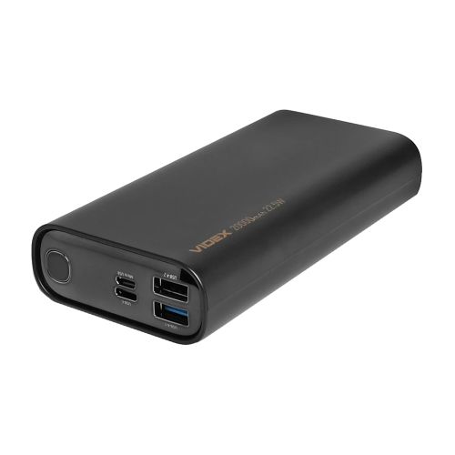 Зовнішні акумулятори (Power Bank) - Повербанк VIDEX VPB-320 22.5W Black 20000mAh