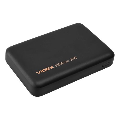 Внешние аккумуляторы (Power Bank) - Повербанк VIDEX VPB-331 15W+PD20W 10000 мА/ч черный