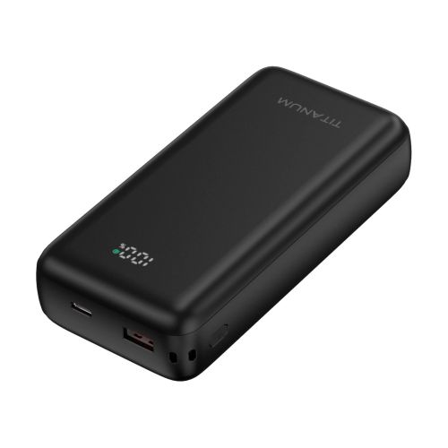 Внешние аккумуляторы (Power Bank) - Повербанк TITANUM TPB-WCS20 PD45W 20000 мА/ч черный