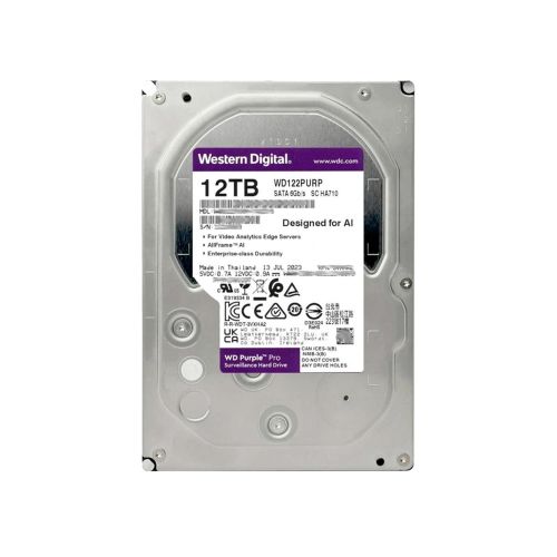 Жорсткі диски Western Digital - 12ТБ Жорсткий диск Western Digital WD122PURP
