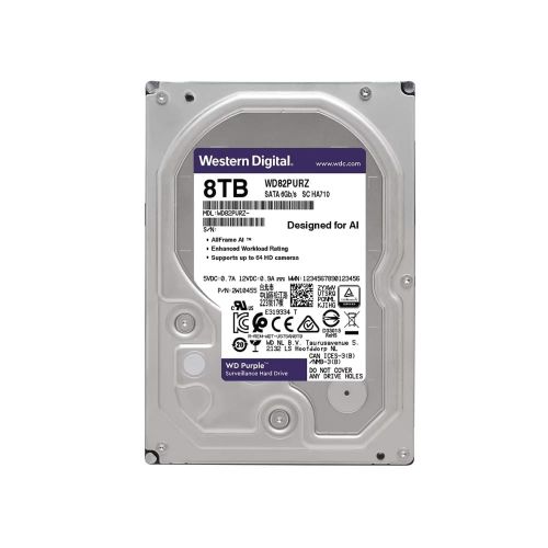 Жесткие диски 8ТБ - 8ТБ Жесткий диск Western Digital WD82PURX-78