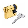 Цилиндр Abus S60P ключ-половинка 40 мм золото 30x10