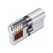 Цилиндр Abus KE50 ключ-тумблер 70 мм латунь 35x35Т