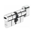 Циліндр Abus KD6PS ключ-тумблер 100 мм нікель 50x50Т