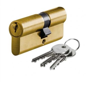 Цилиндр Abus E50 ключ-ключ 60 мм латунь 30x30