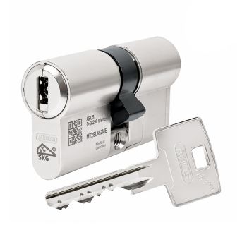Циліндр Abus Magtec 2500 ключ-ключ 80 мм нікель