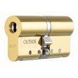 Цилиндр Abloy Protec2 ключ-ключ 62 мм золото 31x31