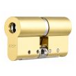 Цилиндр Abloy Protec2 ключ-ключ 62 мм золото 31x31