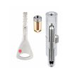 Цилиндр Abloy Protec2 ключ-ключ 62 мм золото 31x31