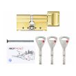 Цилиндр Abloy Protec2 ключ-тумблер 92 мм золото