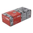 Цилиндр CISA C2000 ключ-половинка 80 мм матовый никель 70x10