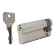 Цилиндр CISA C2000 ключ-ключ 50 мм матовый никель 25x25
