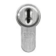 Цилиндр EVVA 4KS ключ-тумблер 97 мм (5 ключей) никель