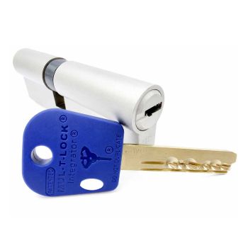 Цилиндр для замка MUL-T-LOCK - Цилиндр MUL-T-LOCK INTEGRATOR ключ-ключ 62 мм никель 27x35
