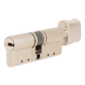 Цилиндр для замка MUL-T-LOCK - Цилиндр MUL-T-LOCK MT5+ CLIQ ключ-тумблер 73 мм никель сатин 33ix40Т