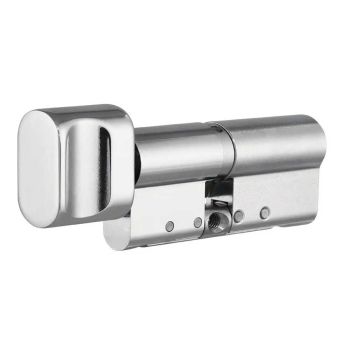 Цилиндр ABLOY PROTEC2 CLIQ ключ-тумблер 69 мм хром 38Hix31Т