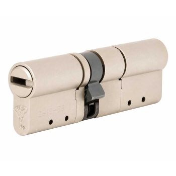Цилиндр MUL-T-LOCK INTERACTIVE+ CLIQ ключ-ключ 64 мм никель сатин 33ix31