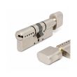 Цилиндр Mul-t-lock Interactive+ ключ-тумблер 54 мм никель сатин 27x27Т