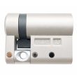 Цилиндр Tokoz Pro 300 ключ-половинка 40 мм матовый никель 10x30
