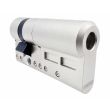 Цилиндр Tokoz Pro 400 ключ-половинка 43 мм матовый никель 33x10