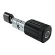 Розумний дверний біометричний замок (циліндр) SEVEN LOCK SL-7774BF black (35-90мм)