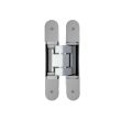 Дверные скрытые петли OTLAV INVISACTA до 120 кг 31х190mm, матовый хром
