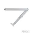 Дверной доводчик ABLOY DC 240 STD HO серый + тяга DC 191, до 120 кг