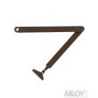 Дверной доводчик ABLOY DC 240 STD коричневый + тяга DC 190, до 120 кг