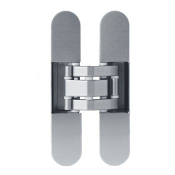 Дверні петлі OTLAV INVISACTA 3D 23x120mm матовий хром (пластмасовий корпус)
