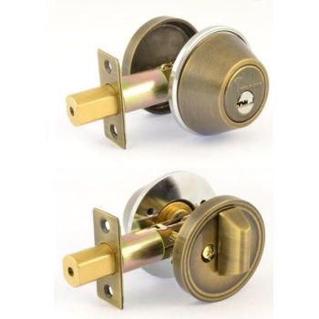 Дверной замок MUL-T-LOCK DEAD BOLT CLASSIC античная бронза.
