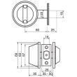 Дверний замок MUL-T-LOCK DEAD BOLT CLASSIC нікель сатин.