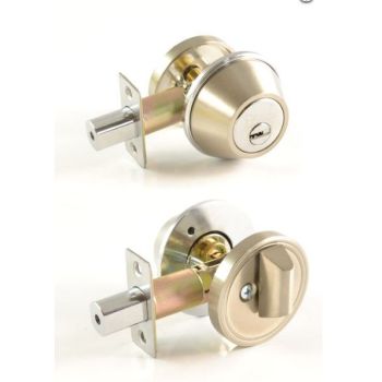 Дверной замок MUL-T-LOCK DEAD BOLT CLASSIC никель сатин.