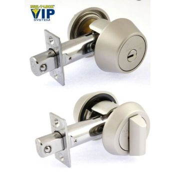 Дверний замок MUL-T-LOCK DEAD BOLT HERCULAR INTERACTIVE + VIP нікель сатин.