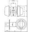Дверний замок MUL-T-LOCK DEAD BOLT HERCULAR МТ5 + VIP нікель сатин.