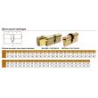 Цилиндр MUL-T-LOCK 7х7 100 мм (55Тx45) ключ-тумблер