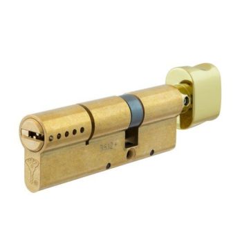Цилиндр MUL-T-LOCK CLASSIC PRO 80 мм (35х45Т) ключ-тумблер (полированная латунь)