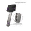 Циліндр MUL-T-LOCK CLASSIC PRO 80 мм (40х40Т) ключ-тумблер (матова латунь)