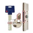 Циліндр MUL-T-LOCK INTERACTIVE + 76 мм (31х45Т) ключ-тумблер (матова латунь)