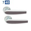 Дверна ручка ABLOY 8/002 DUETTO хром матовий