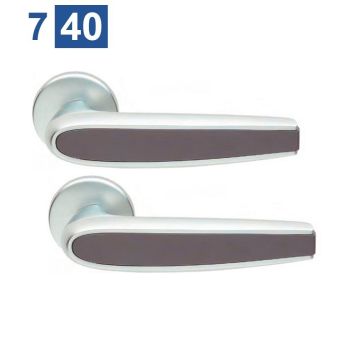 Дверная ручка ABLOY 8/002 DUETTO хром матовый