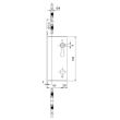 Комплект тяг TESA BARVECF32 (верхняя и нижняя) к замку CF320SR9