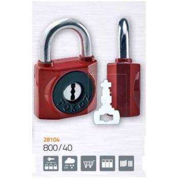 Навесной замок TOKOZ 800/40 2 KEY