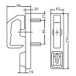 Ручка JPM зовнішня PR2E00-01-0-A