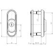 Защитная дверная броненакладка ROSTEX DECOR R3 титан матовый