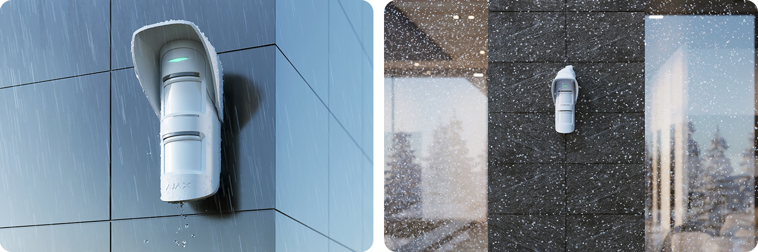 Козырек Ajax Hood для датчика MotionProtect Outdoor