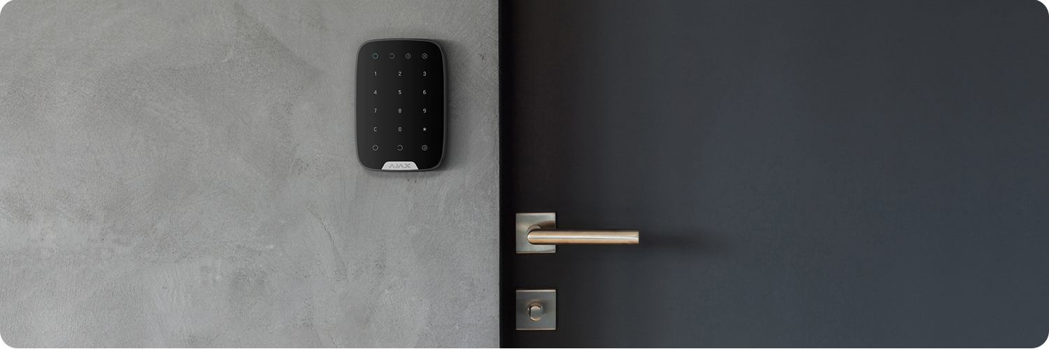 Cенсорная клавиатура Ajax KeyPad black