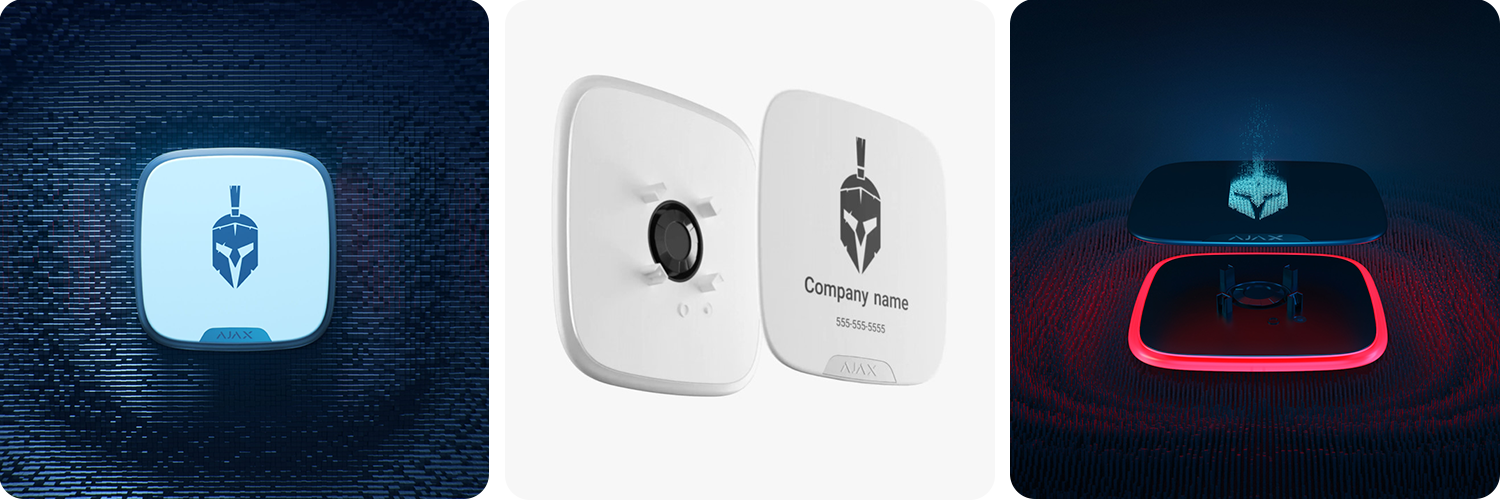 брендированная лицевая панель Brandplate для сирены Ajax StreetSiren DoubleDeck