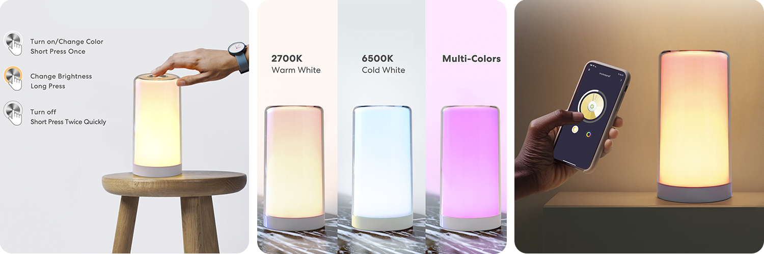 Умная настольная Wi-Fi лампа Meross Ambient Light MSL430HK(EU)