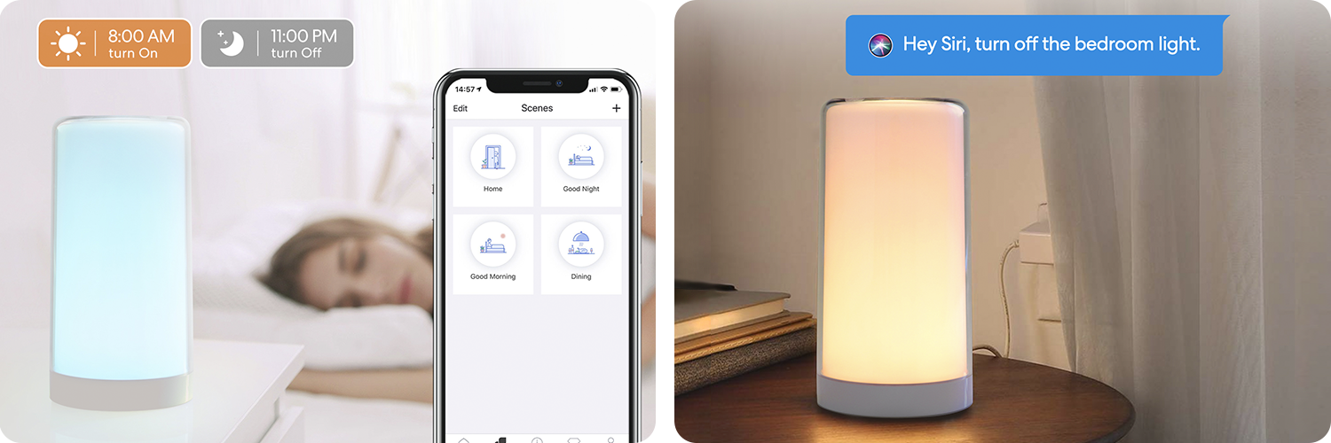 Управление умной лампой Meross Ambient Light MSL430HK(EU) через приложение Meross